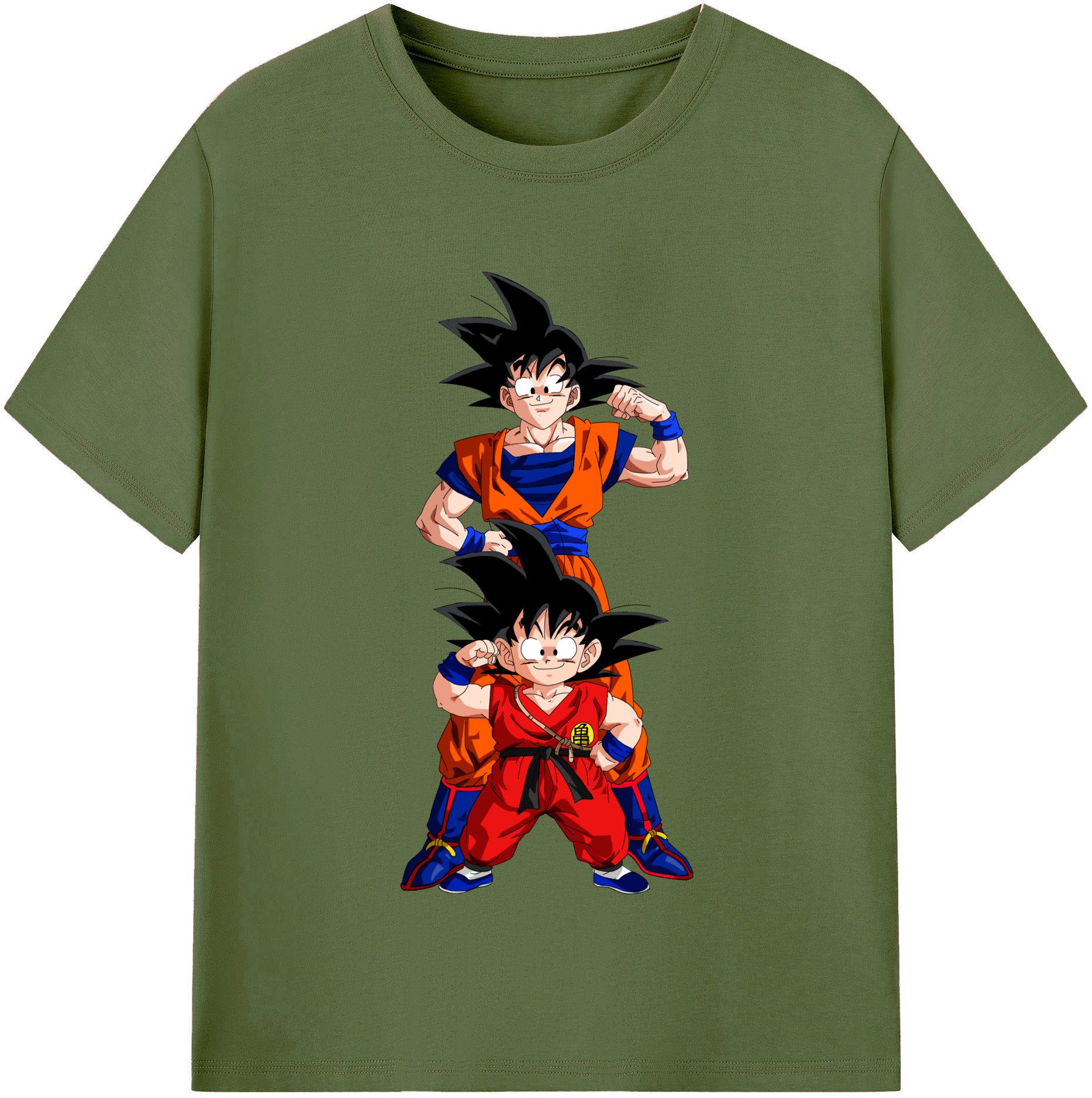 （画像用） ドラゴンボール 孫悟空（そん ごくう）Son Goku カカロット DRAGON BALL Kakarotto 綿100％半袖Tシャツ（フロントプリント）